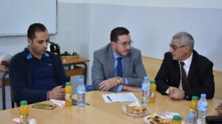 Installation de Monsieur BOUNOUNI Sofiane en qualité de vice doyen. 40 Istalation de Monsieur BOUNOUNI Sofiane en qualite de vice doyen charge de la pedagogie a la faculte de technologie le 14 11 20 60