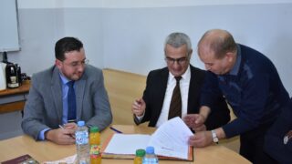 Installation de Monsieur BOUNOUNI Sofiane en qualité de vice doyen. 46 Istalation de Monsieur BOUNOUNI Sofiane en qualite de vice doyen charge de la pedagogie a la faculte de technologie le 14 11 20 66