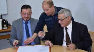 Installation de Monsieur BOUNOUNI Sofiane en qualité de vice doyen. 47 Istalation de Monsieur BOUNOUNI Sofiane en qualite de vice doyen charge de la pedagogie a la faculte de technologie le 14 11 20 67