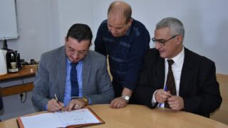 Installation de Monsieur BOUNOUNI Sofiane en qualité de vice doyen. 48 Istalation de Monsieur BOUNOUNI Sofiane en qualite de vice doyen charge de la pedagogie a la faculte de technologie le 14 11 20 68