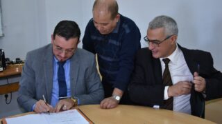 Installation de Monsieur BOUNOUNI Sofiane en qualité de vice doyen. 49 Istalation de Monsieur BOUNOUNI Sofiane en qualite de vice doyen charge de la pedagogie a la faculte de technologie le 14 11 20 69