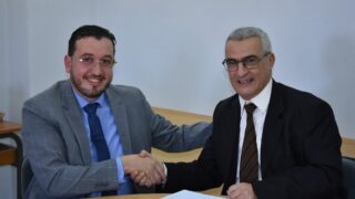 Installation de Monsieur BOUNOUNI Sofiane en qualité de vice doyen. 54 Istalation de Monsieur BOUNOUNI Sofiane en qualite de vice doyen charge de la pedagogie a la faculte de technologie le 14 11 20 74