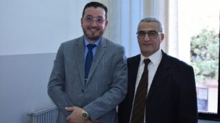 Installation de Monsieur BOUNOUNI Sofiane en qualité de vice doyen. 83 Istalation de Monsieur BOUNOUNI Sofiane en qualite de vice doyen charge de la pedagogie a la faculte de technologie le 14 11 20 82