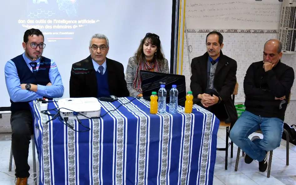 Mini-Workshop intitulé: "l'utilisation des outils de l'intelligence artificielle dans l'élaboration des mémoires de Master" au profit des étudiants Master 2 architecture