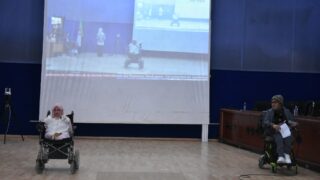 Ceremonie de celebration de la Journee Internationale des Personnes Handicapees le 03 12 202383