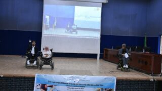 Ceremonie de celebration de la Journee Internationale des Personnes Handicapees le 03 12 202384