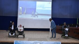 Ceremonie de celebration de la Journee Internationale des Personnes Handicapees le 03 12 202385