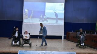 Ceremonie de celebration de la Journee Internationale des Personnes Handicapees le 03 12 202386