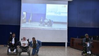 Ceremonie de celebration de la Journee Internationale des Personnes Handicapees le 03 12 202387