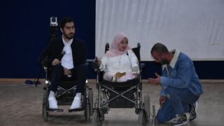 Ceremonie de celebration de la Journee Internationale des Personnes Handicapees le 03 12 202392