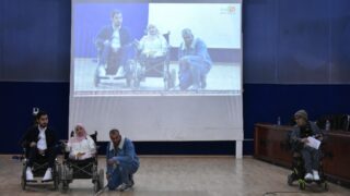 Ceremonie de celebration de la Journee Internationale des Personnes Handicapees le 03 12 202394