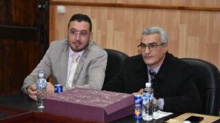 Instalation de monsieur DAICHE en qualite de chef de departement d architecture 03 12 202304