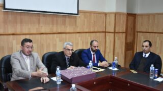 Instalation de monsieur DAICHE en qualite de chef de departement d architecture 03 12 202322