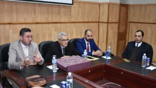 Instalation de monsieur DAICHE en qualite de chef de departement d architecture 03 12 202323