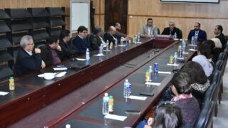 Instalation de monsieur DAICHE en qualite de chef de departement d architecture 03 12 202335