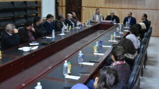 Instalation de monsieur DAICHE en qualite de chef de departement d architecture 03 12 202336