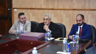 Instalation de monsieur DAICHE en qualite de chef de departement d architecture 03 12 202344