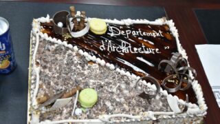 Instalation de monsieur DAICHE en qualite de chef de departement d architecture 03 12 202351