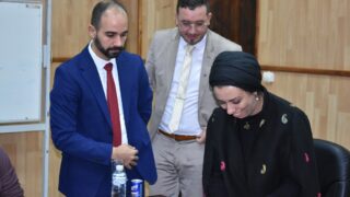 Instalation de monsieur DAICHE en qualite de chef de departement d architecture 03 12 202353