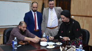 Instalation de monsieur DAICHE en qualite de chef de departement d architecture 03 12 202354