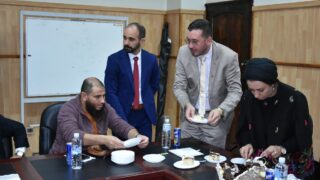 Instalation de monsieur DAICHE en qualite de chef de departement d architecture 03 12 202357