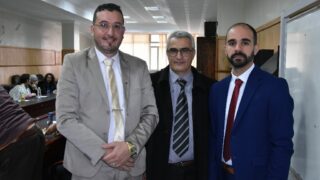 Instalation de monsieur DAICHE en qualite de chef de departement d architecture 03 12 202361