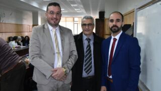 Instalation de monsieur DAICHE en qualite de chef de departement d architecture 03 12 202362