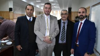 Instalation de monsieur DAICHE en qualite de chef de departement d architecture 03 12 202363