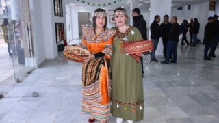 Celebration d Yennayer 2074 a l universite Abderrahmane Mira Bejaia par la faculte des lettres et des langues le 11 01 2024011