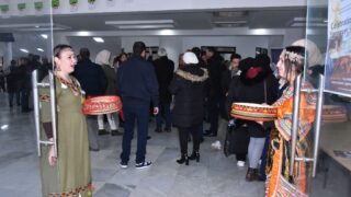 Celebration d Yennayer 2074 a l universite Abderrahmane Mira Bejaia par la faculte des lettres et des langues le 11 01 2024036