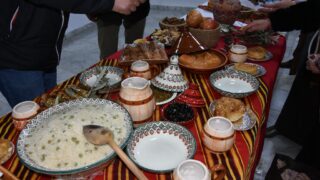 Celebration d Yennayer 2074 a l universite Abderrahmane Mira Bejaia par la faculte des lettres et des langues le 11 01 2024066