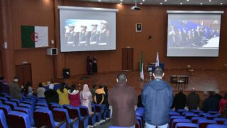 Celebration d Yennayer 2074 a l universite Abderrahmane Mira Bejaia par la faculte des lettres et des langues le 11 01 2024085