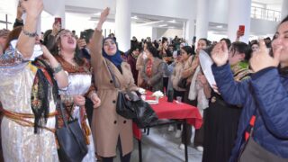 Celebration d Yennayer 2074 a l universite Abderrahmane Mira Bejaia par la faculte des lettres et des langues le 11 01 2024268