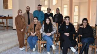 l affichage final de l atelier L2 architecture faculte de technologie Presentation de a maquette de l eudiante Boussemar Mounir 16