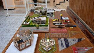 l affichage final de l atelier L2 architecture faculte de technologie Presentation de a maquette de l eudiante Boussemar Mounir 29