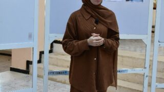 l affichage final de l atelier L2 architecture faculte de technologie Presentation de a maquette de l eudiante Boussemar Mounir 35