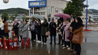 Photos prises lors des exercices de simulation au profit des ingénieurs des laboratoires universitaires 19 DSC 0758