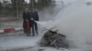 Photos prises lors des exercices de simulation au profit des ingénieurs des laboratoires universitaires 73 DSC 0830