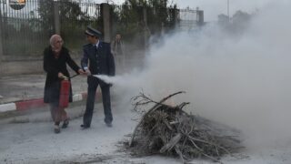 Photos prises lors des exercices de simulation au profit des ingénieurs des laboratoires universitaires 74 DSC 0831
