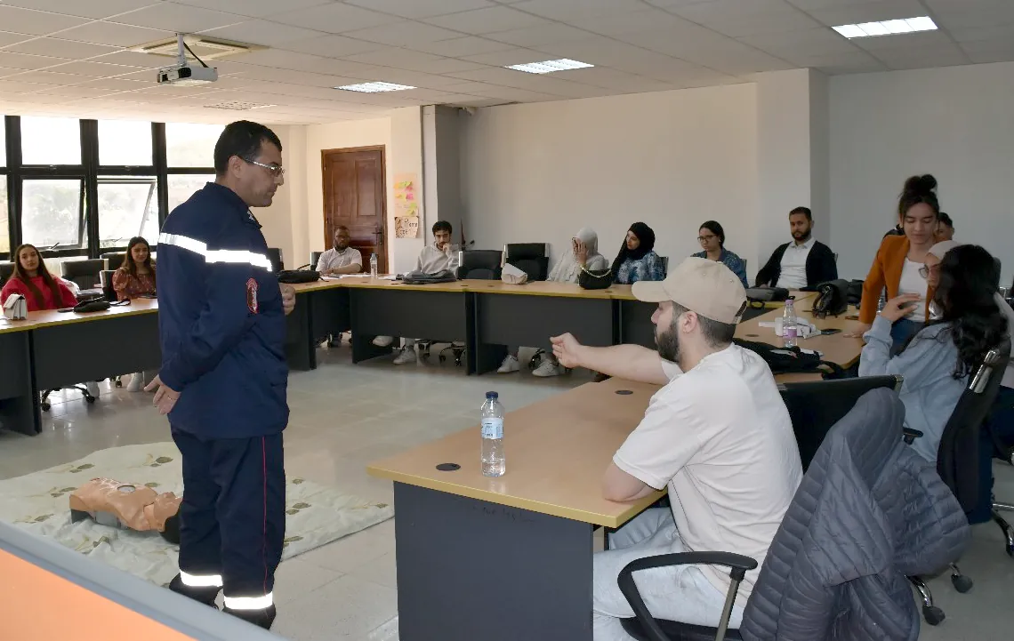 Formation de secourisme au profits des étudiants