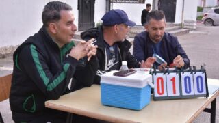 Rencontres qualificatives Mini football universitaire entre la direction des oeuvres universitaire de Bejaia et la selection de 15