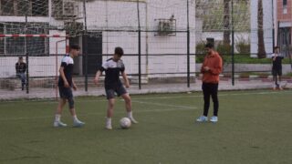 Rencontres qualificatives Mini football universitaire entre la direction des oeuvres universitaire de Bejaia et la selection de 22