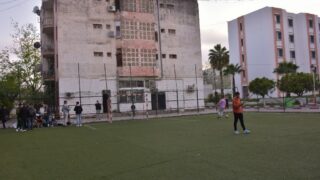 Rencontres qualificatives Mini football universitaire entre la direction des oeuvres universitaire de Bejaia et la selection de 23