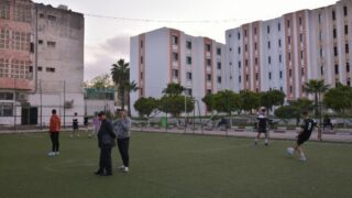 Rencontres qualificatives Mini football universitaire entre la direction des oeuvres universitaire de Bejaia et la selection de 24