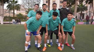 Rencontres qualificatives Mini football universitaire entre la direction des oeuvres universitaire de Bejaia et la selection de 30