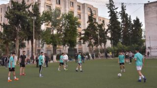 Rencontres qualificatives Mini football universitaire entre la direction des oeuvres universitaire de Bejaia et la selection de 41
