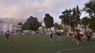 Rencontres qualificatives Mini football universitaire entre la direction des oeuvres universitaire de Bejaia et la selection de 44