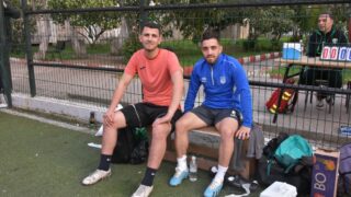 Rencontres qualificatives Mini football universitaire entre la direction des oeuvres universitaire de Bejaia et la selection de 53