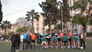 Rencontres qualificatives Mini football universitaire entre la direction des oeuvres universitaire de Bejaia et la selection de 59