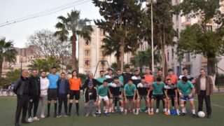 Rencontres qualificatives Mini football universitaire entre la direction des oeuvres universitaire de Bejaia et la selection de 60